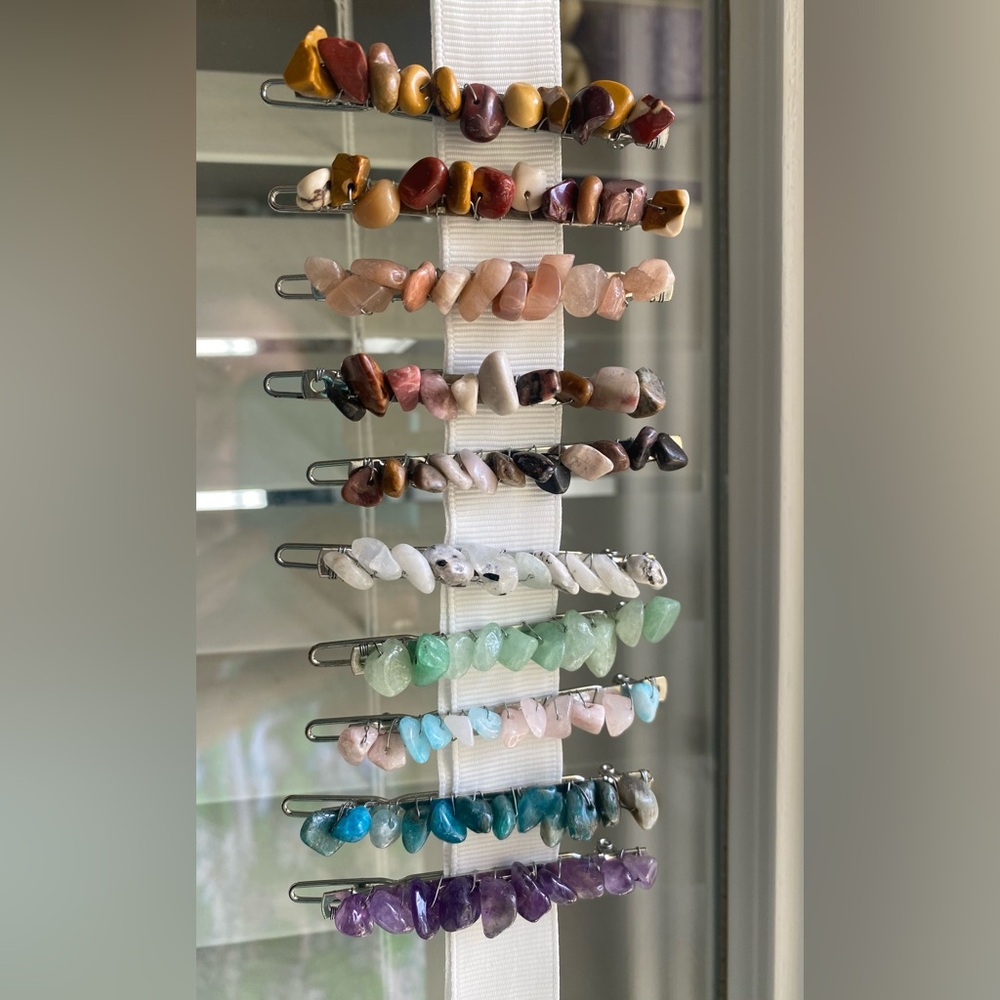 2 for $10 Crystal Chip Hair Clips - you choose 2